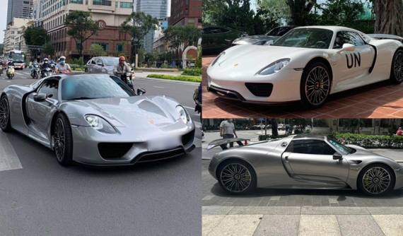 Bộ đôi siêu xe hypercar Porsche 918 Spyder của 2 doanh nhân Sài thành, đều là các anh tài trong làng sưu tập siêu xe
