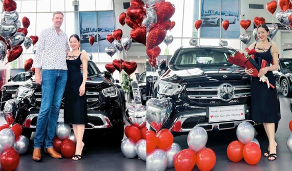 Nữ diễn viên Lan Phương cùng chồng "Tây" tậu Mercedes-Benz GLC 200, giá từ 1,86 tỷ đồng
