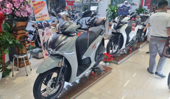 Giá xe Honda SH tại đại lý vẫn đang chênh hơn 22 triệu đồng