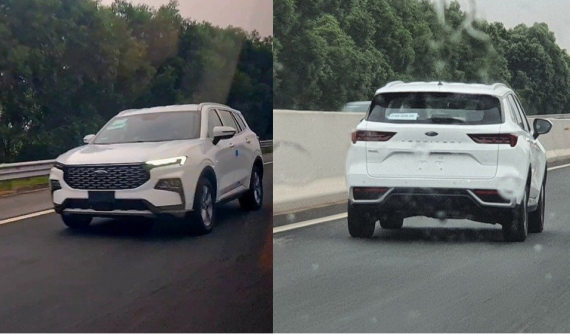 Ford Territory 2022 lộ diện rõ hơn trên đường phố Việt Nam, chuẩn bị cạnh tranh Honda CR-V và Hyundai Tucson