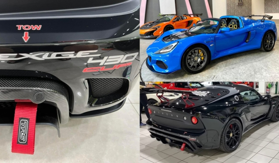 Cặp đôi Lotus Exige bản Final Edition của đại gia Việt, chỉ còn thiếu 1 sản phẩm là trọn bộ