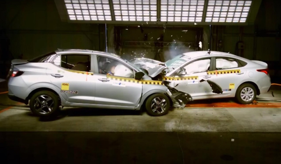 Hyundai Grand i10 Sedan đấu đầu Hyundai Accent trong thử nghiệm an toàn và cái kết