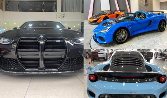 Ngoài Porshe 911 GT3 992 của "Qua" Vũ, đây là dàn xe thể thao được trang bị số sàn mới có mặt tại Việt Nam