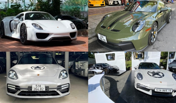 Những chiếc xe Porsche đặc biệt, ít người chơi tại Việt Nam của ông Đặng Lê Nguyên Vũ