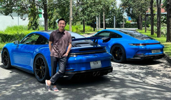 Cặp đôi Porsche 911 GT3 992 đồng màu của 2 người bạn thân lâu năm họp mặt