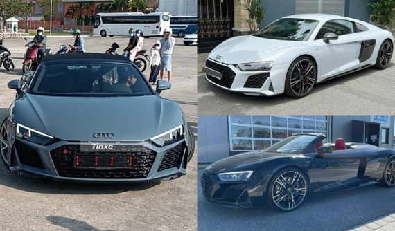 Bộ 3 Audi R8 V10 Type 4S bản nâng cấp giữa vòng đời tại Việt Nam