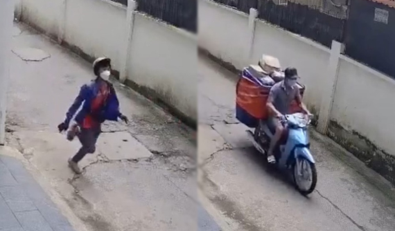 Bất lực đuổi theo xe máy bị ăn trộm, nam shipper nhận cái kết ấm lòng