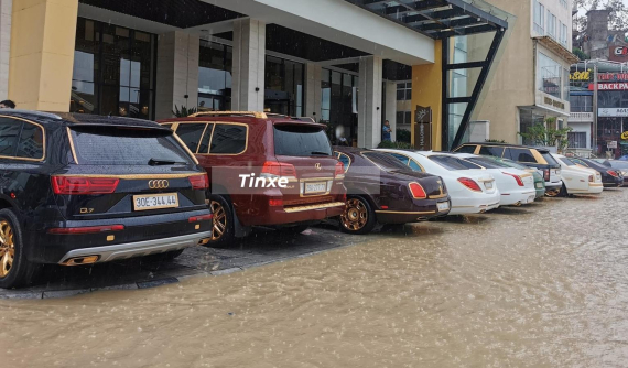 Dàn xe biển tứ quý, ngũ quý cực khủng của đại gia buôn lợn Hải Dương xuất hiện tại Hạ Long