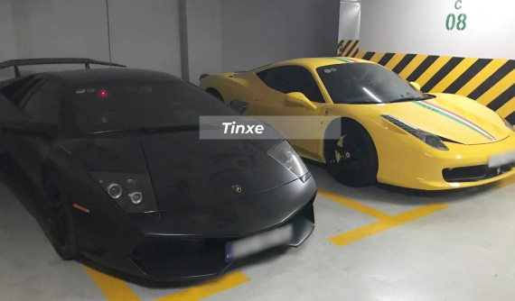 Cặp đôi siêu xe từng của Cường "Đô-la" và Minh "Nhựa" bị bắt gặp tại hầm gửi xe với ngoại thất đóng bụi dày đặc