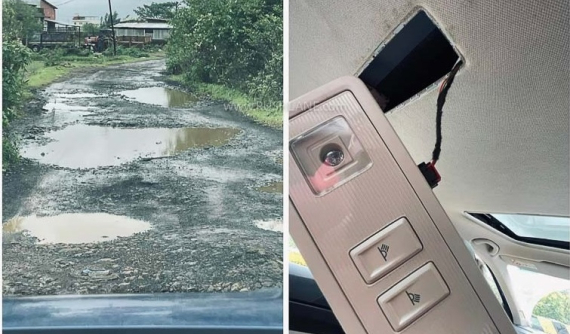 Ô tô giá rẻ mới ra mắt của Volkswagen bị nghi ngờ về chất lượng vì bung đèn trần khi chạy qua ổ trâu