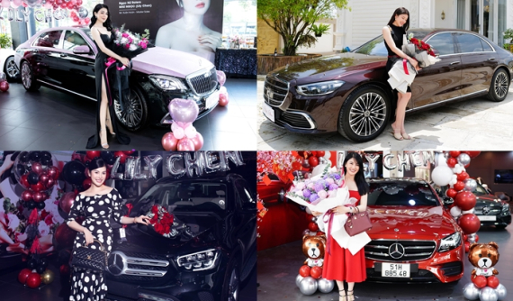 Bộ sưu tập xe Mercedes-Benz ấn tượng của Lily Chen, 18 tháng tậu liền 4 chiếc