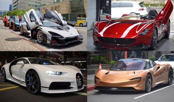 Giới nhà giàu Đài Loan đi siêu xe gì?