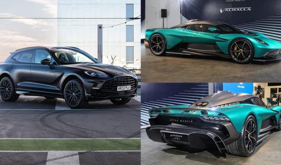 Cặp đôi Aston Martin được Chủ tịch Trung Nguyên đặt mua, 1 xe SUV nhanh nhất thế giới, 1 siêu xe chưa sản xuất