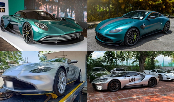 Bộ sưu tập xe Aston Martin của Đặng Lê Nguyên Vũ, 4 xe Vanquish, 2 Vantage siêu đặc biệt nhưng Valhalla mới là tâm điểm