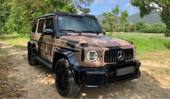 Mercedes-AMG G63 thứ 3 của "Qua" Vũ xuất hiện, bản độ body kit cùng bộ áo là điểm khác biệt