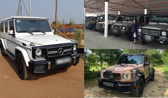 Những chiếc xe Mercedes-Benz G-Class nổi tiếng của "vua cà phê" Việt Nam