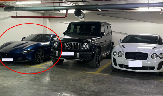 Siêu xe Ferrari Roma đầu tiên về nước bị bắt gặp đỗ trong căn hầm toàn "ngựa chiến" hiếm có tại Việt Nam
