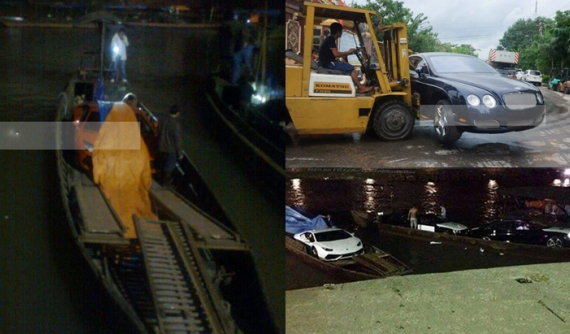 Xem lại những màn vận chuyển xe khó tin tại Việt Nam, siêu xe nằm gọn trong đò, Bentley được xe nâng "bế đi"