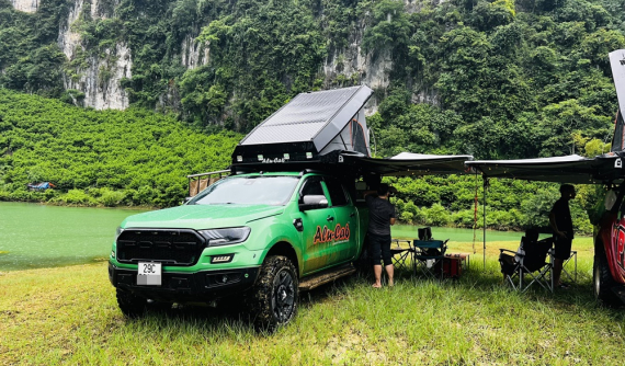 Trải nghiệm du lịch camping Hà Nội - Hội An bằng Ford Ranger Wildtrak độ cực "ngầu"