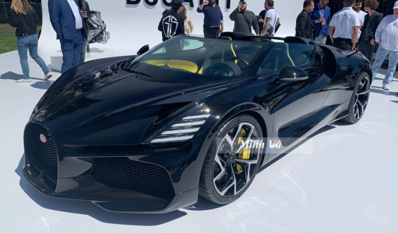Sờ tận tay siêu phẩm Mistral Roadster mới ra mắt của Bugatti, thiết kế đỉnh cao, động cơ cực khủng