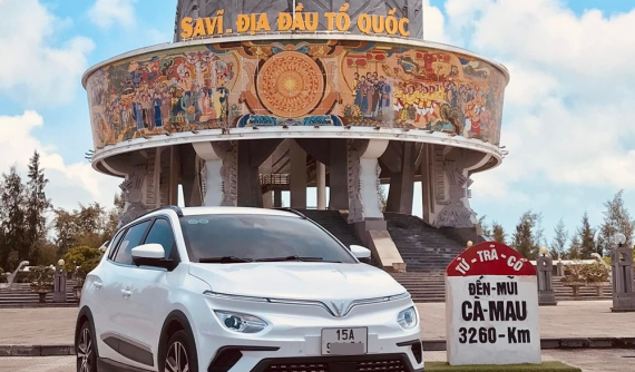 Chinh phục hành trình xuyên Việt dài hơn 24.000 km bằng VinFast VF e34