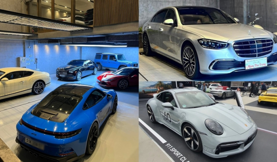 Loạt xế hộp đình đám mới vào garage xe của vợ chồng Đàm Thu Trang