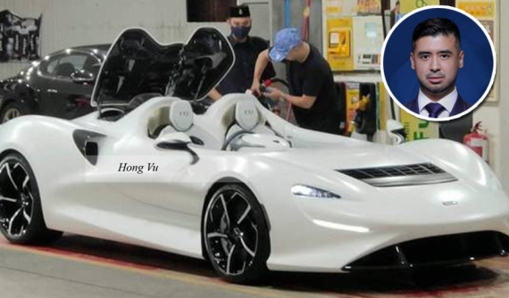 Video quay khoảnh khắc Hoàng tử Malaysia lái xe McLaren Elva "4 không" tăng tốc cực nhanh trên đường thu hút cộng đồng mạng