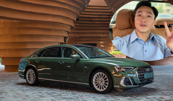 Trọn bộ xe sang đỉnh cao của Đức, Cường "Đô-la" âm thầm mua Audi A8L 2022, giá trên 6 tỷ đồng