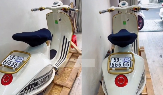Video: Vespa 946 Christian Dior gắn biển ngũ quý 6 được rao bán 3,5 tỷ đồng