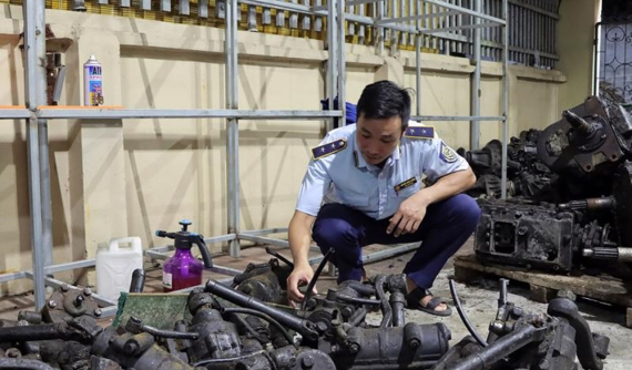 Hưng Yên: Thu giữ 10 tấn phụ tùng ô tô đã qua sử dụng không rõ nguồn gốc