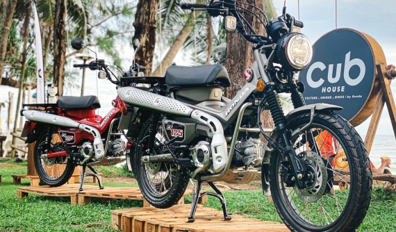 Cận cảnh Honda CT125 2022 mới ra mắt Thái Lan với màu sơn và động cơ nâng cấp