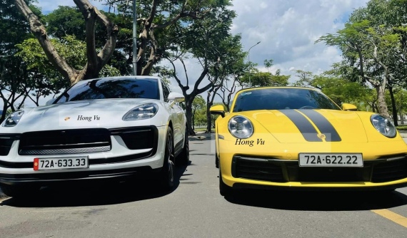 "Mây tầng nào gặp mây tầng đó": Không chỉ mê Porsche, 2 chủ xe này lại còn may mắn bấm được biển "tứ quý"