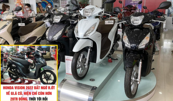 Thực hư thông tin "xe ga quốc dân" Honda Vision rớt giá còn 28 triệu đồng