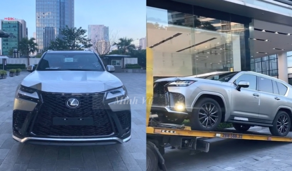 Xe "chủ tịch" Lexus LX600 2022 với bản thể thao hơn đã xuất hiện tại Việt Nam