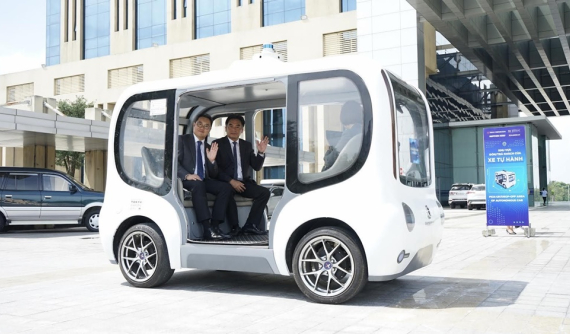 Tuyến xe không người lái đầu tiên ở Việt Nam được thử nghiệm tại Bình Dương