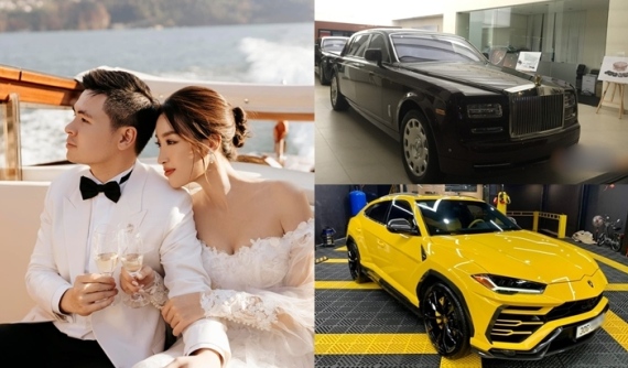 Soi dàn xe hơn 150 tỷ đồng mà nhà chồng sắp cưới của Hoa hậu Đỗ Mỹ Linh sở hữu, Rolls-Royce Phantom độc bản là điểm nhấn