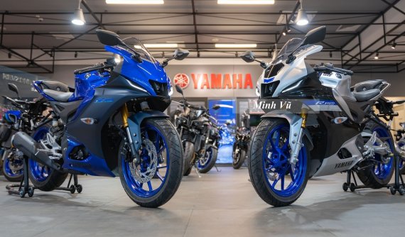 Mô tô phân khối nhỏ Yamaha R15 2022 ra mắt tại Sài thành