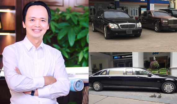 Ngoài Rolls-Royce, ông Trịnh Văn Quyết còn từng sử dụng 2 xe đắt tiền của Maybach, đều có vách ngăn riêng tư
