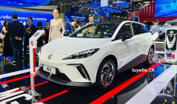Ngắm hình ảnh "bằng xương, bằng thịt" của MG4 2023 - ô tô điện sẽ được bán tại Việt Nam