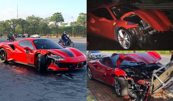 3 vụ tai nạn siêu xe Ferrari 488 đình đám nhất Việt Nam, 2 xe nát đầu, 1 xe tông chết người