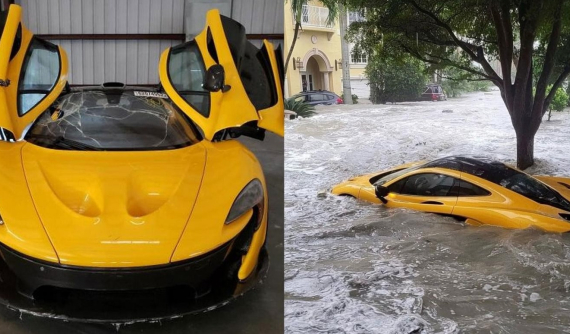 Siêu xe McLaren P1 ngập nước được rao bán với giá giảm 7 lần so với lúc mua nhưng vẫn bị chê đắt