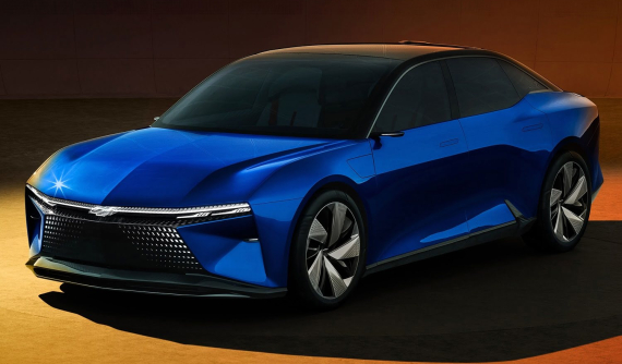 Xe điện Chevrolet FNR-XE được vén màn với kích thước như Cruze, có thể bán ra vào năm sau