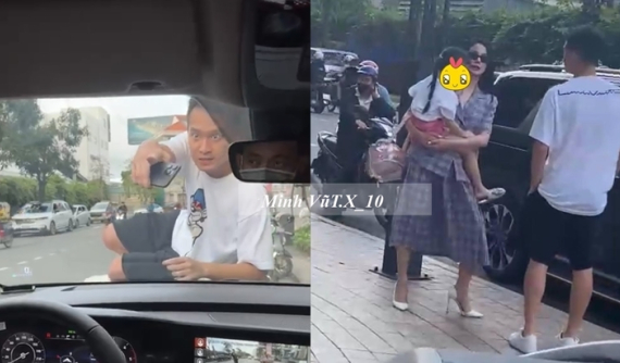 "Xế hộp" của Diệp Lâm Anh bị chồng trèo lên nắp capô ngồi là xe gì?