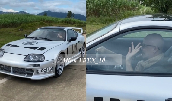 Ông Đặng Lê Nguyên Vũ bị bắt gặp lái xe JDM Toyota Supra thế hệ thứ 4 tại Tây Nguyên