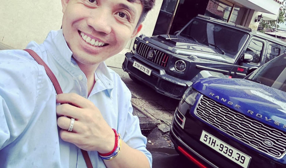 1 chi tiết thể hiện Range Rover SVAutobiography biển siêu VIP đã về đội của Minh "Nhựa"