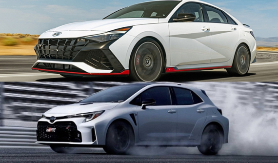 So sánh Hyundai Elantra N 2023 và Toyota GR Corolla 2023: Xe Hàn liệu có "gõ đầu" được xe Nhật?