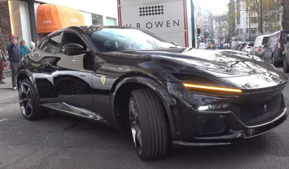 Video: "Siêu xe gầm cao" Ferrari Purosangue lần đầu tiên xuất hiện trên đường