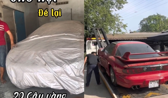 Ông nội để lại xe Pontiac Firebird siêu hiếm, con cháu chốt đúng giá 20 cây vàng mới bán