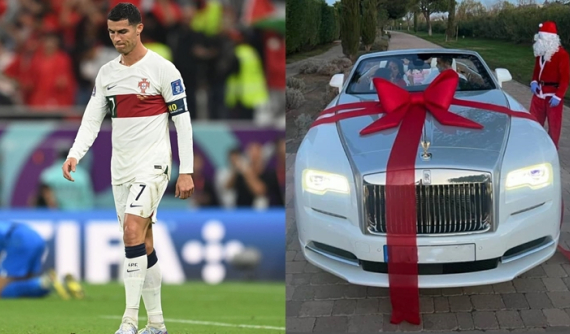 Trong lúc thất nghiệp, Cristiano Ronaldo được bạn gái an ủi bằng quà giáng sinh hơn 6 tỷ đồng