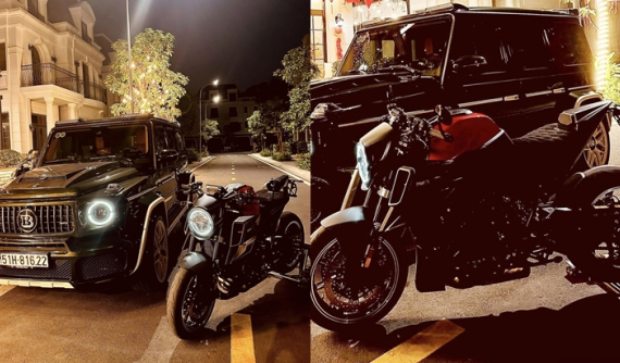 Chồng Đoàn Di Băng tậu siêu mô tô KTM Brabus 1300R có giá từ 2,2 tỷ đồng